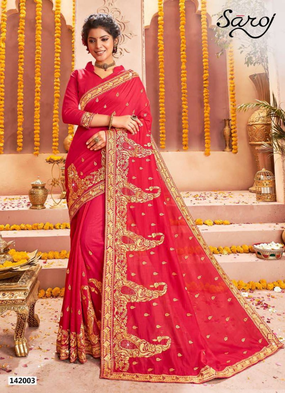 Saroj Presents Rajdhani Designer Sarees