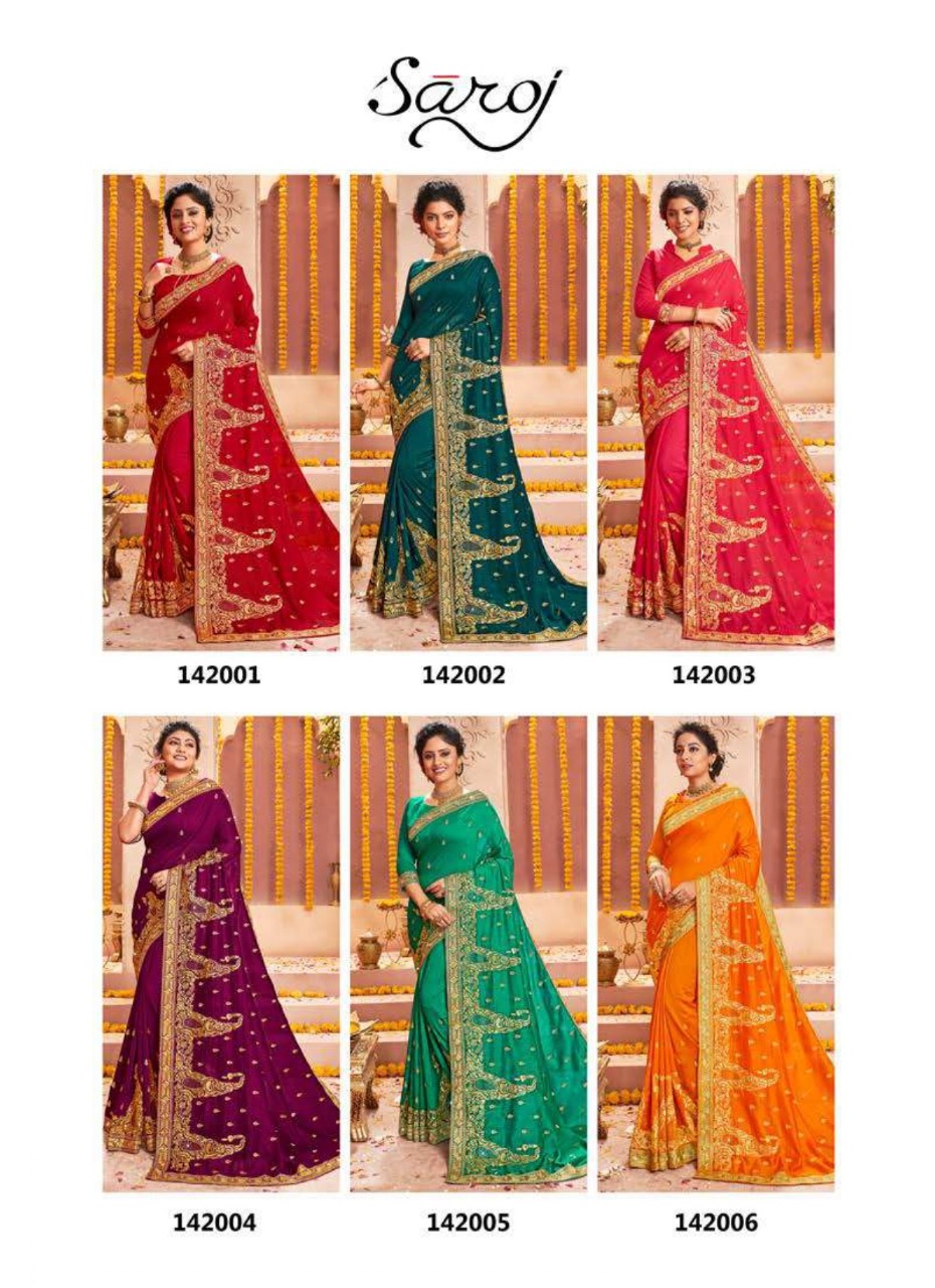 Saroj Presents Rajdhani Designer Sarees