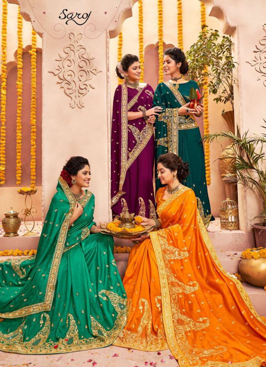 Saroj Presents Rajdhani Designer Sarees