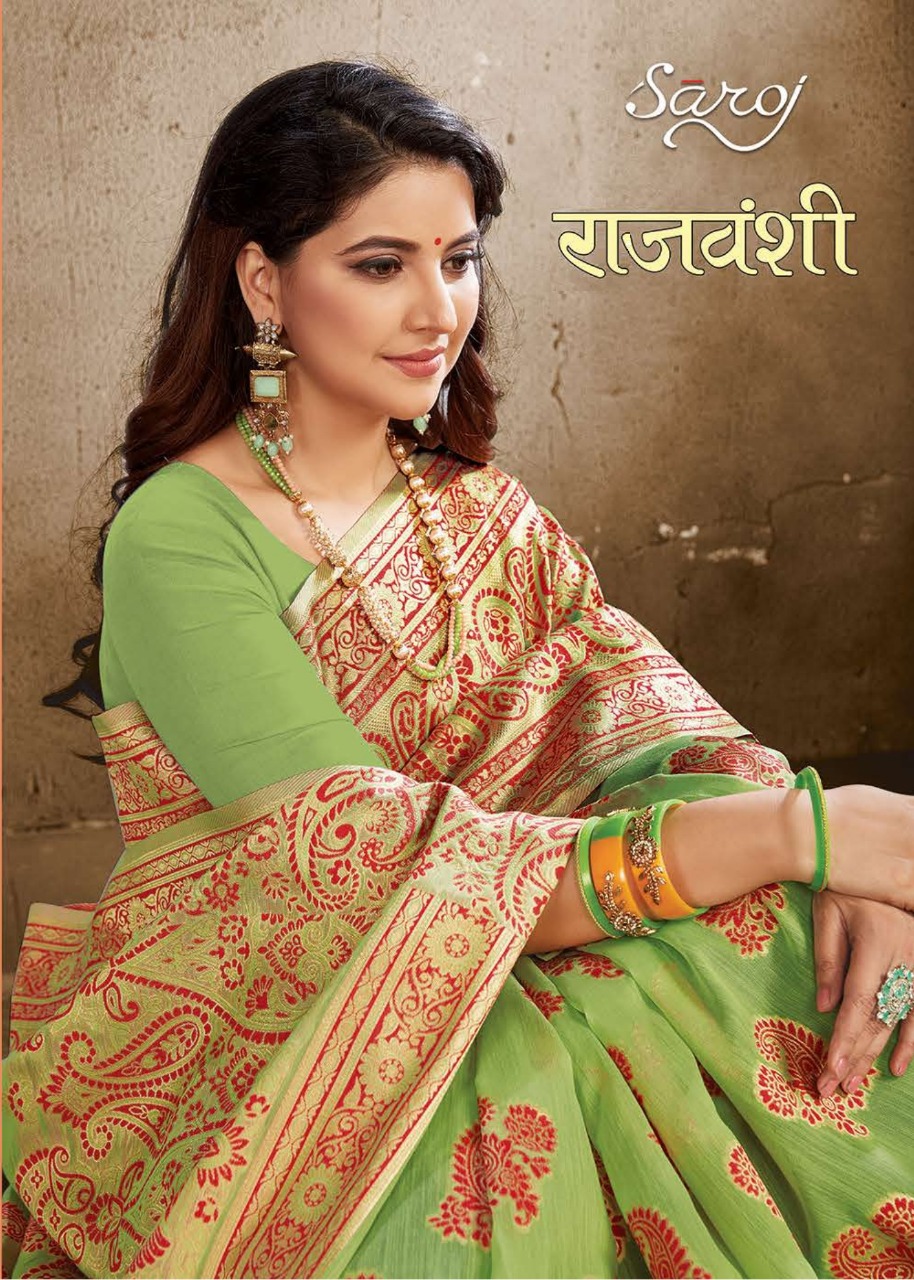 Saroj Presents Rajvanshi Printed Saree Collection