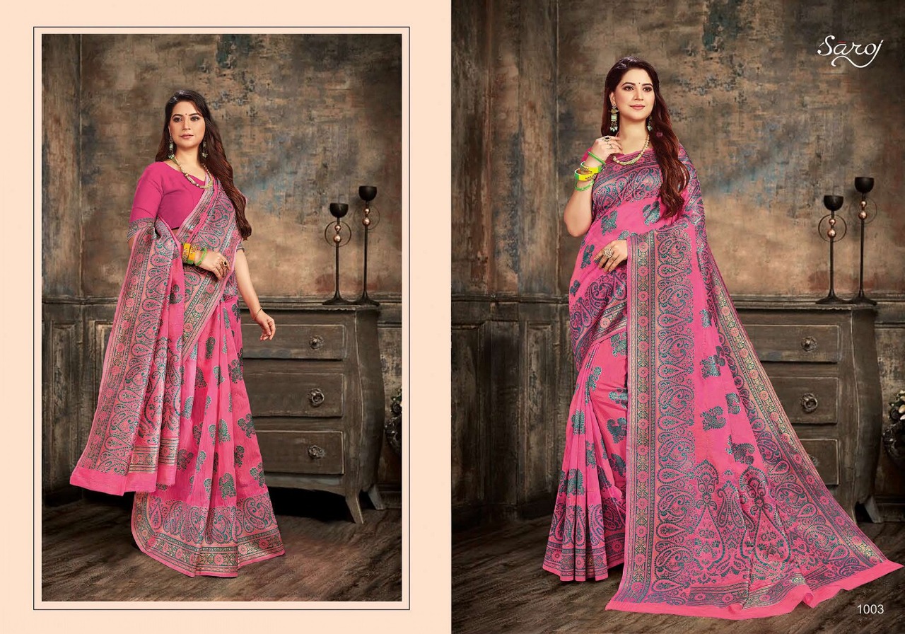Saroj Presents Rajvanshi Printed Saree Collection