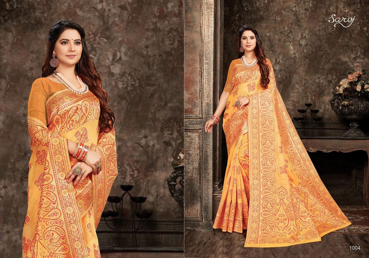 Saroj Presents Rajvanshi Printed Saree Collection