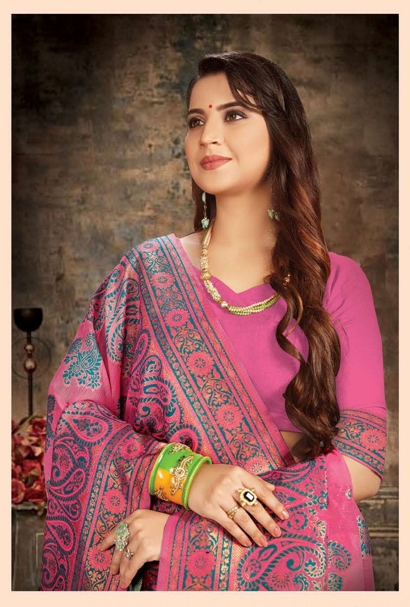 Saroj Presents Rajvanshi Printed Saree Collection