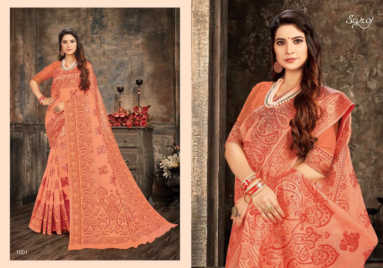 Saroj Presents Rajvanshi Printed Saree Collection