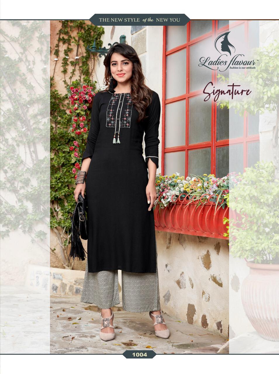 Ladies Flavour Presents Signature Vol 3 Kurti With Bottom