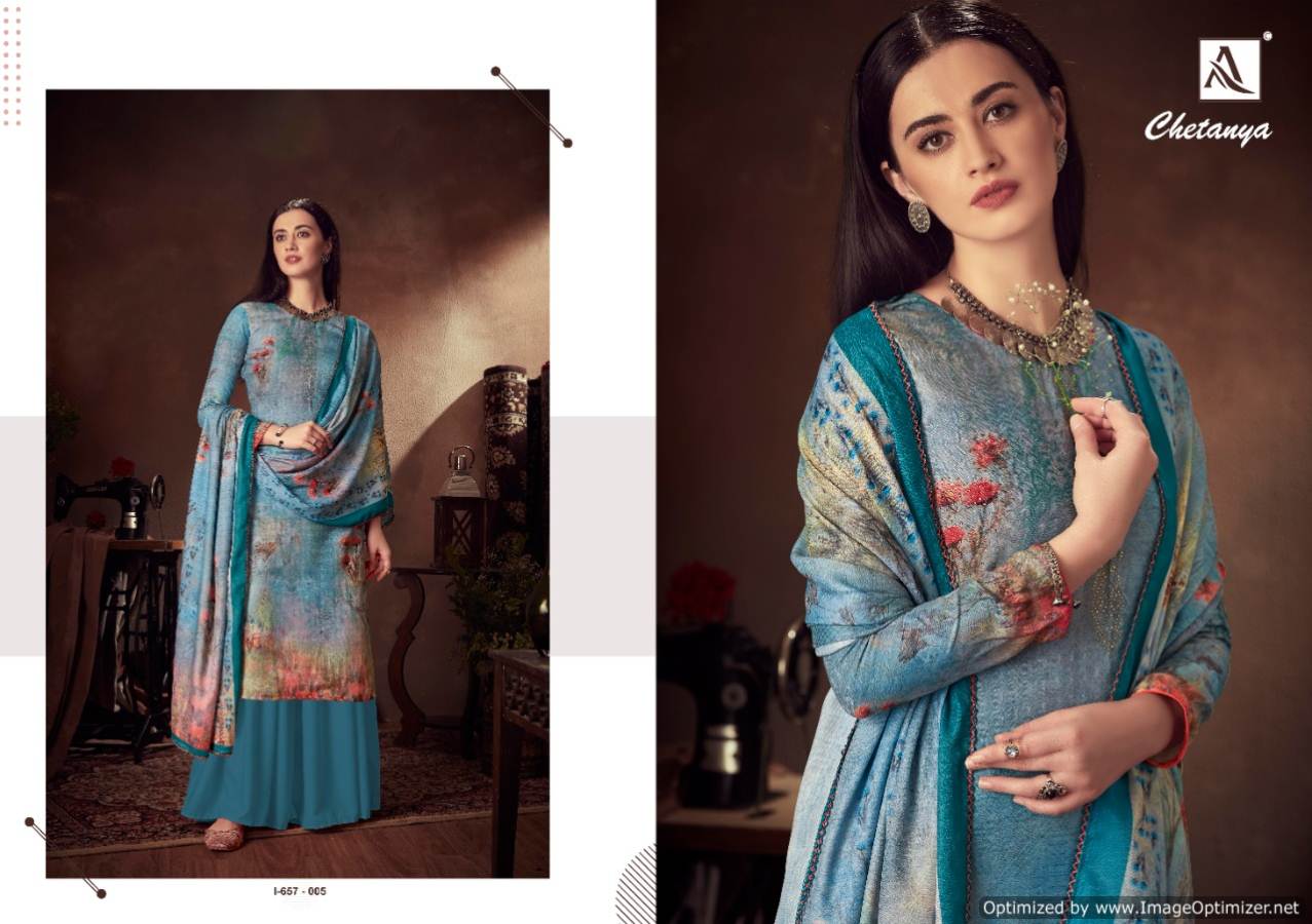 Alok Presents  Chetanya Designer Dress Material