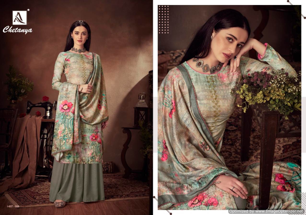 Alok Presents  Chetanya Designer Dress Material