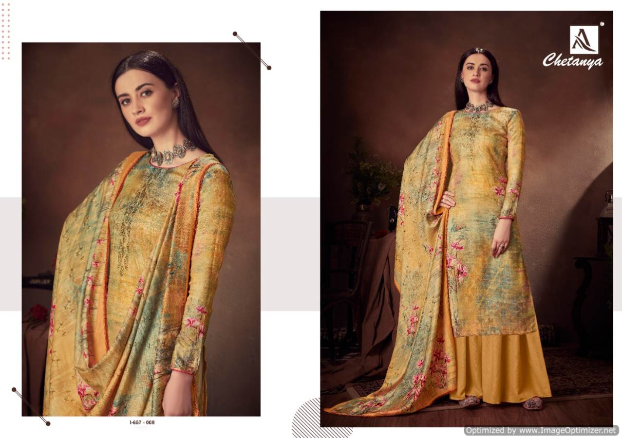 Alok Presents  Chetanya Designer Dress Material