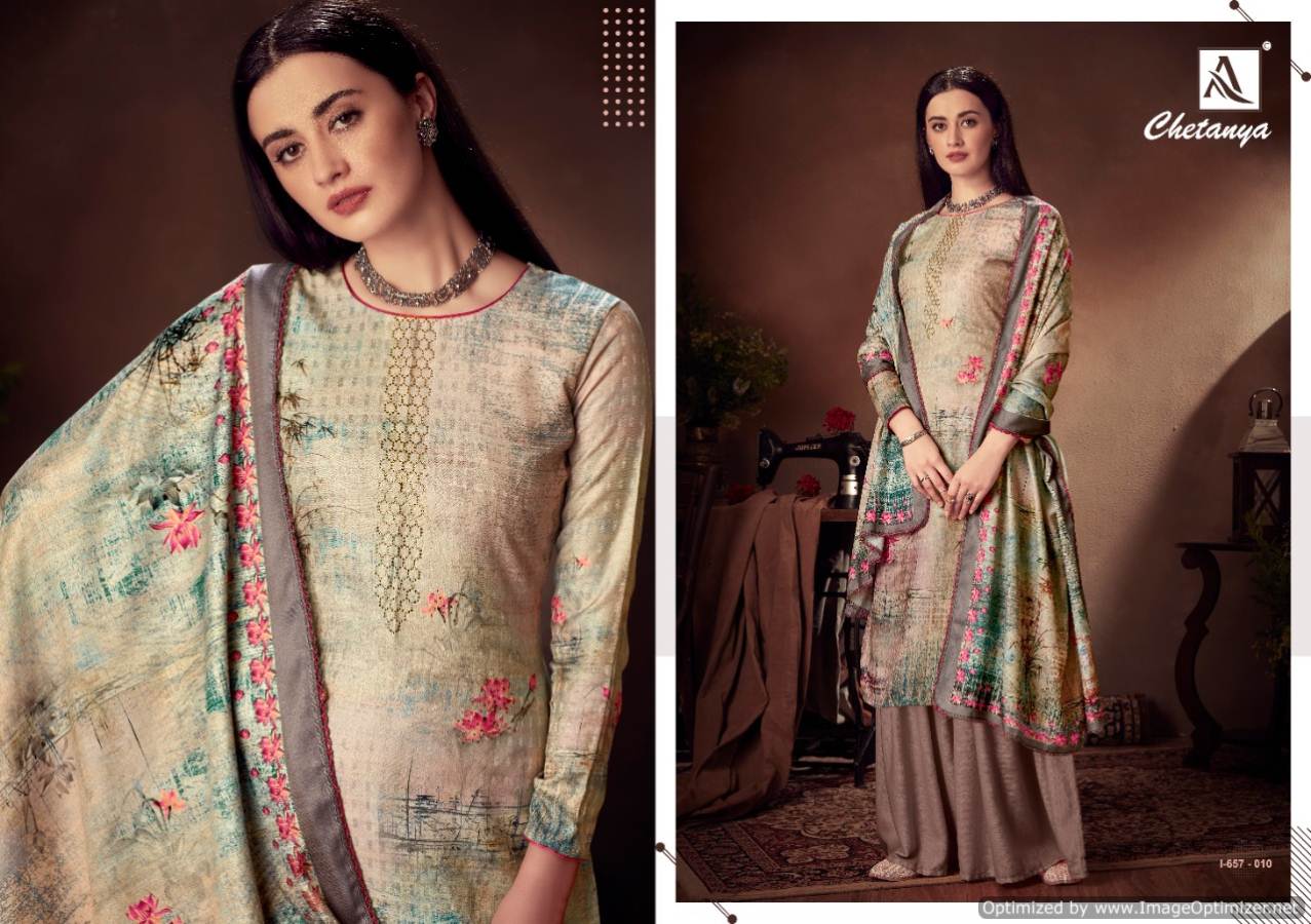 Alok Presents  Chetanya Designer Dress Material