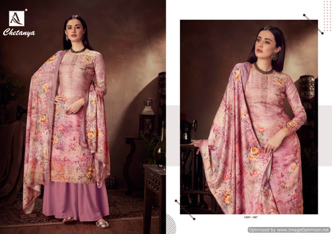 Alok Presents  Chetanya Designer Dress Material
