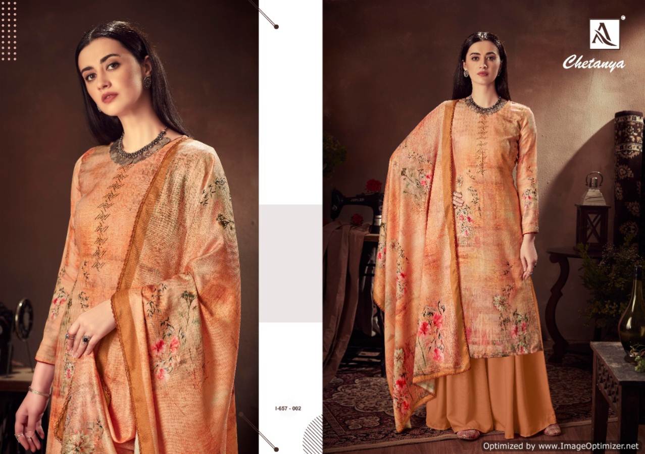 Alok Presents  Chetanya Designer Dress Material