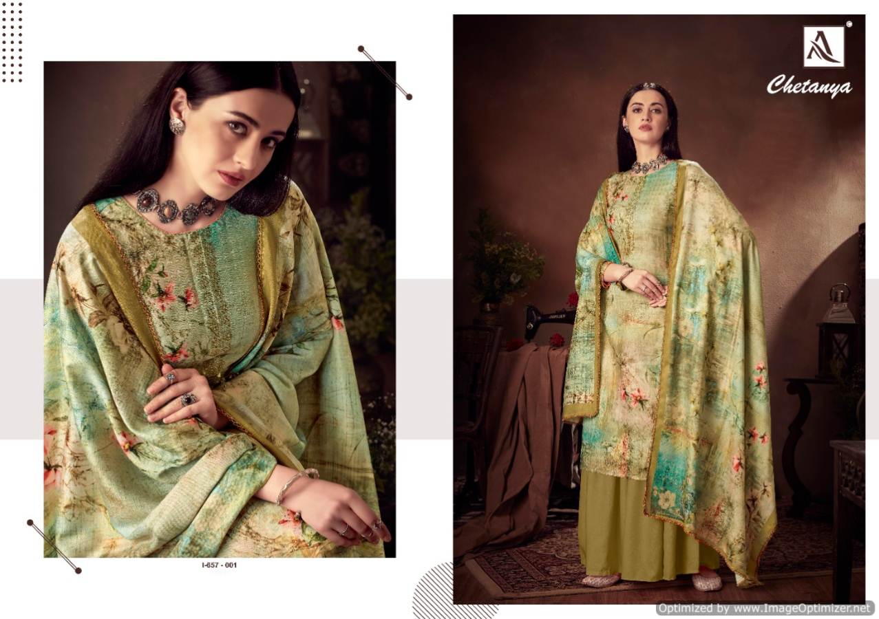Alok Presents  Chetanya Designer Dress Material
