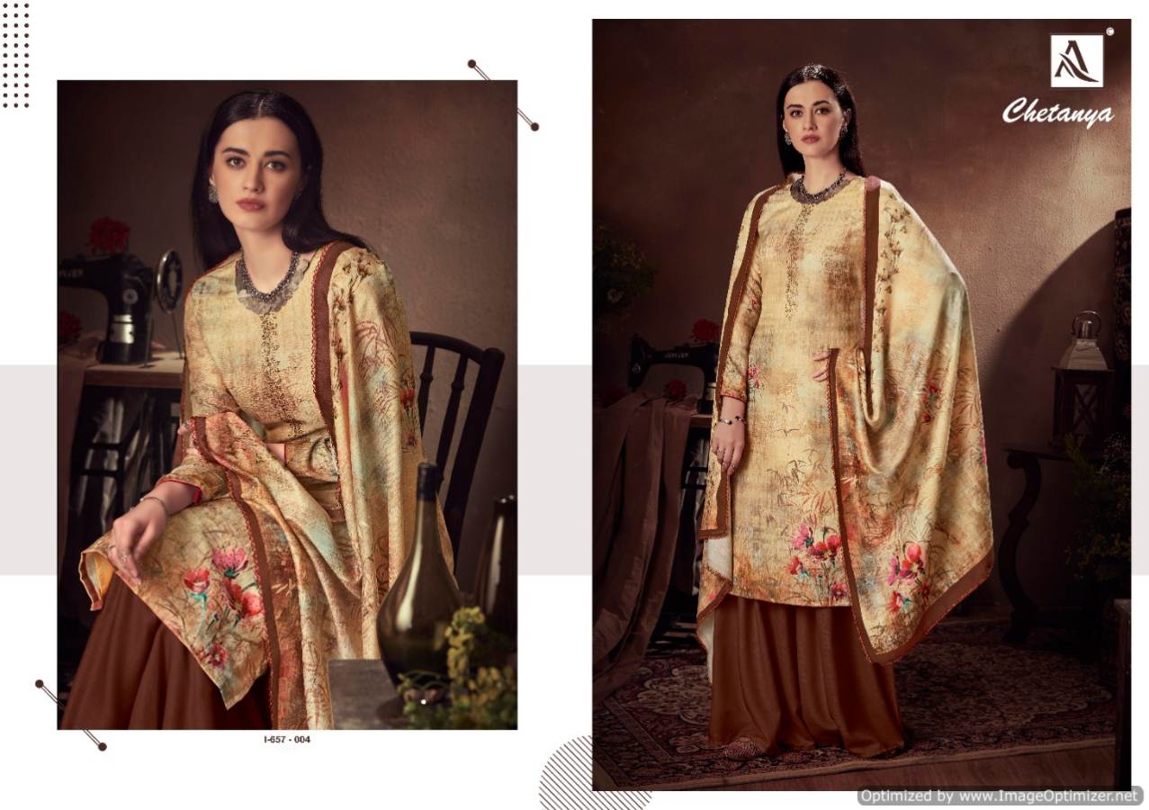 Alok Presents  Chetanya Designer Dress Material