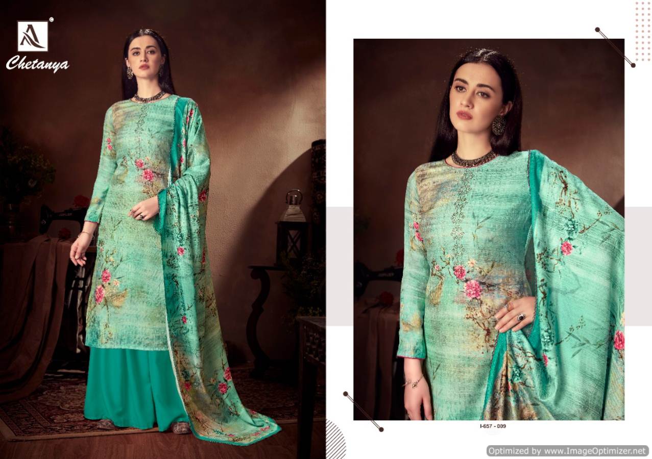 Alok Presents  Chetanya Designer Dress Material
