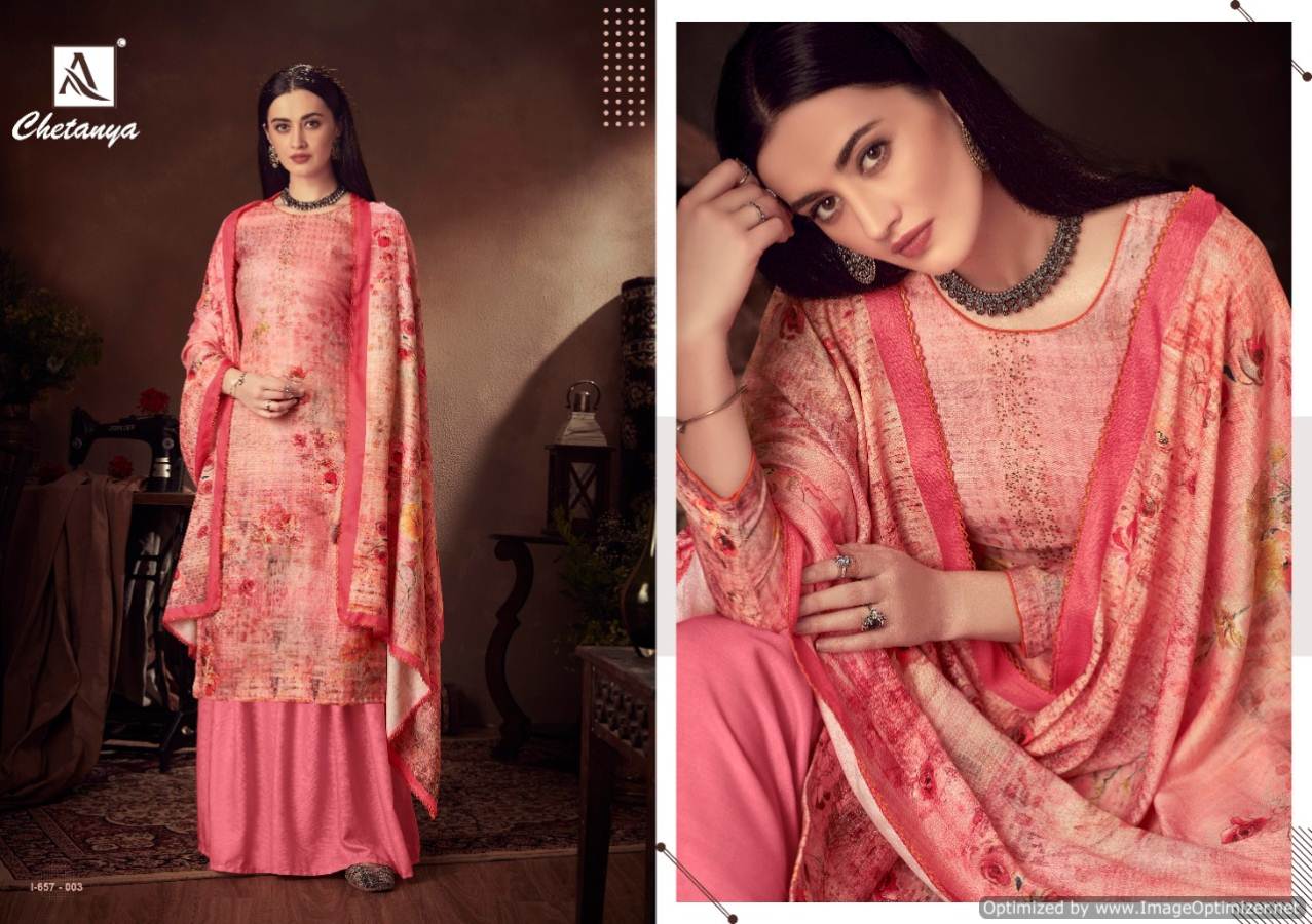 Alok Presents  Chetanya Designer Dress Material