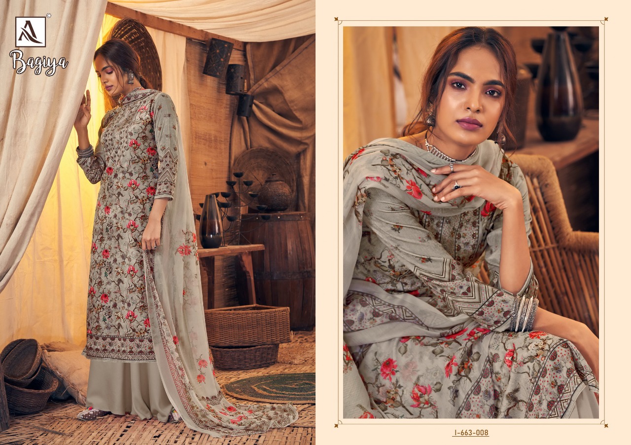 Alok Presents Bagiya Designer Dress Material