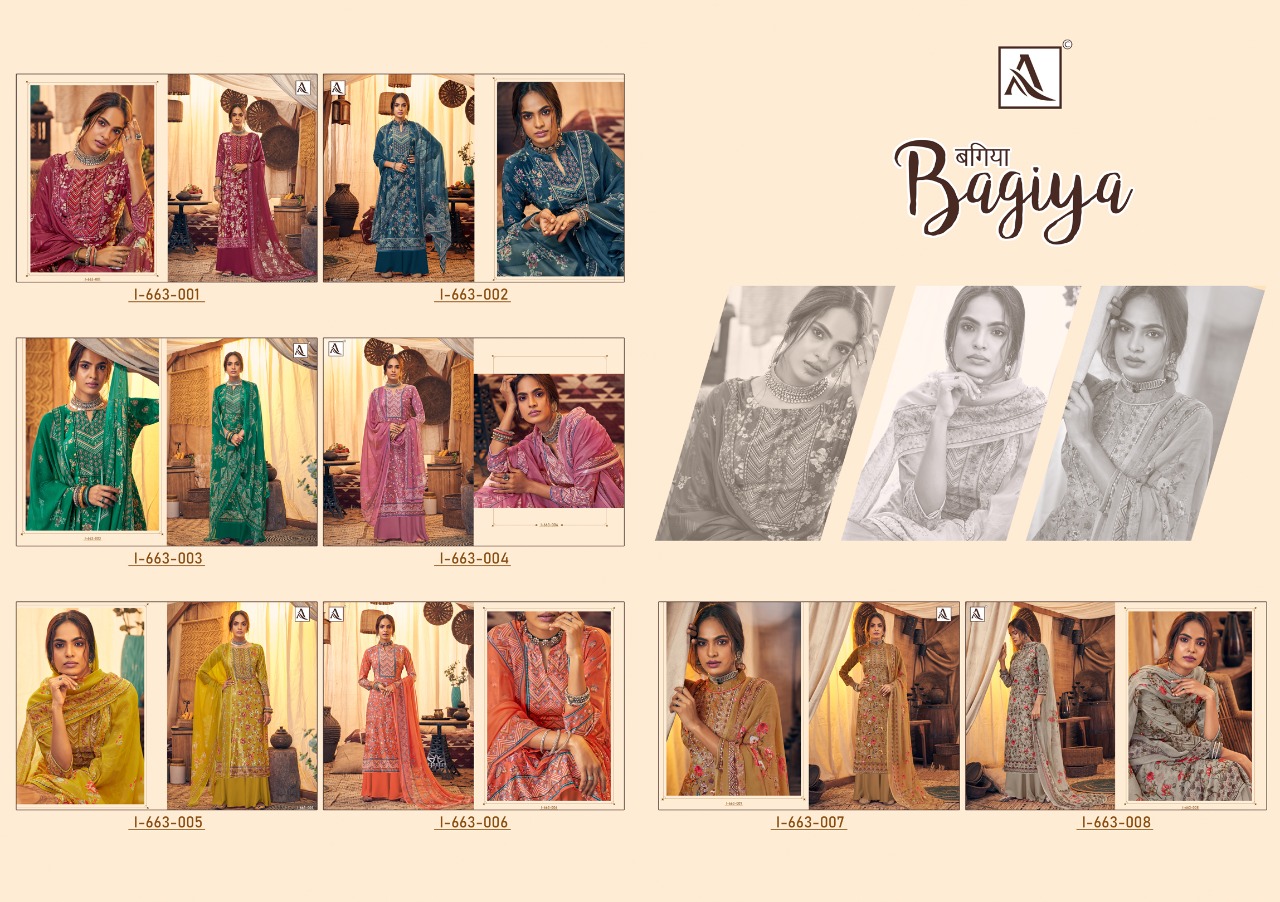 Alok Presents Bagiya Designer Dress Material