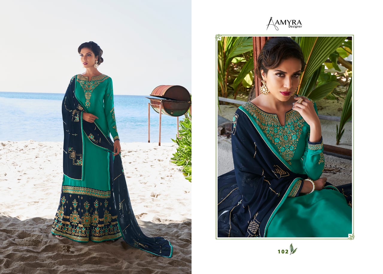 Amyra  Presents Gujarish Designer  Salwar Suits