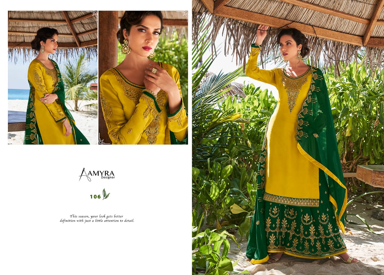 Amyra  Presents Gujarish Designer  Salwar Suits
