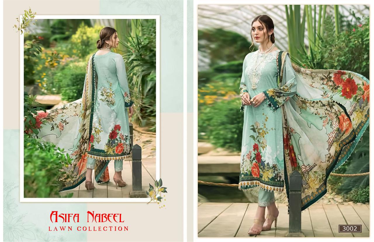 Asifa Nabeel  Vol 3  Karachi Dress Material