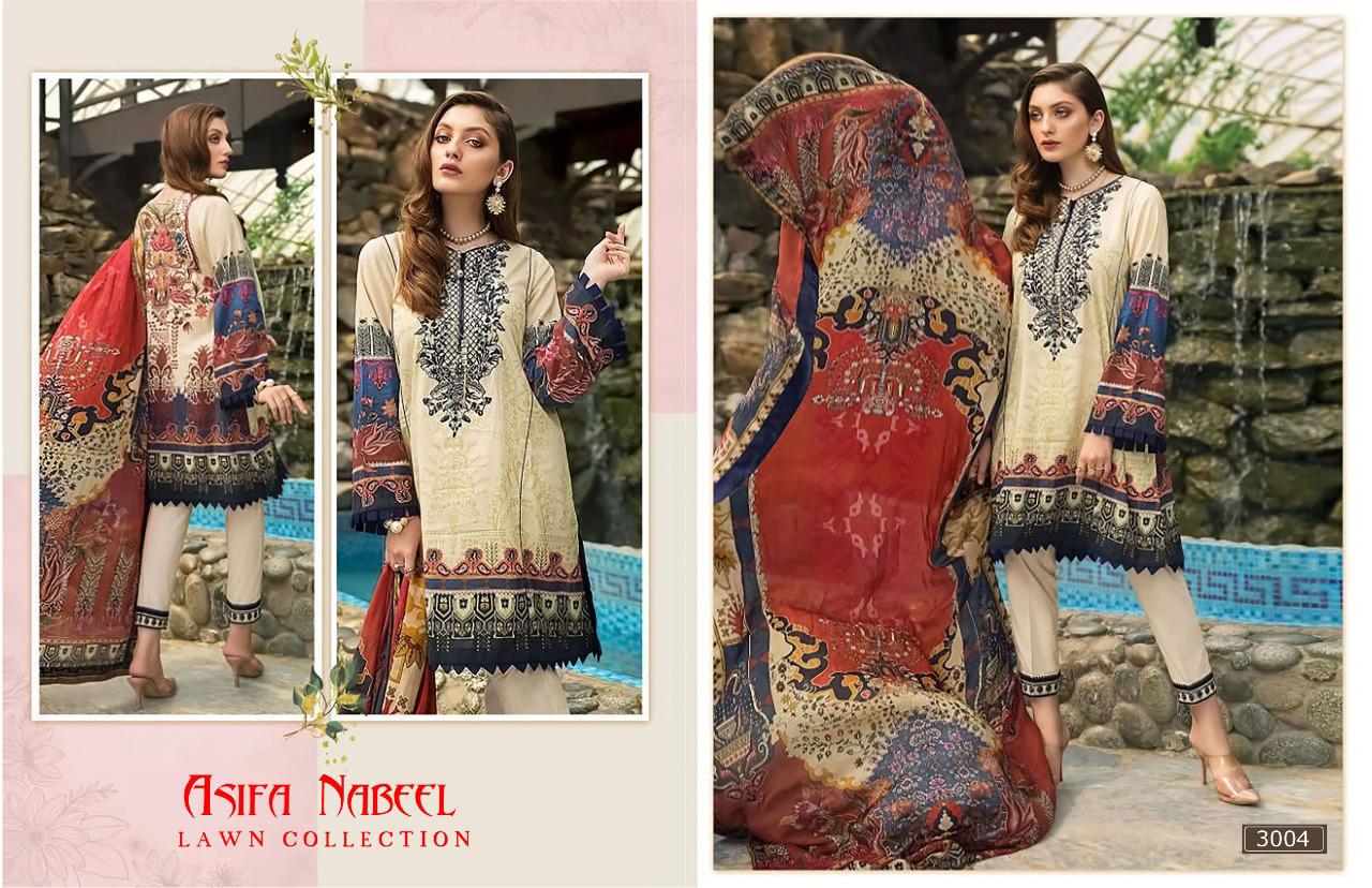 Asifa Nabeel  Vol 3  Karachi Dress Material