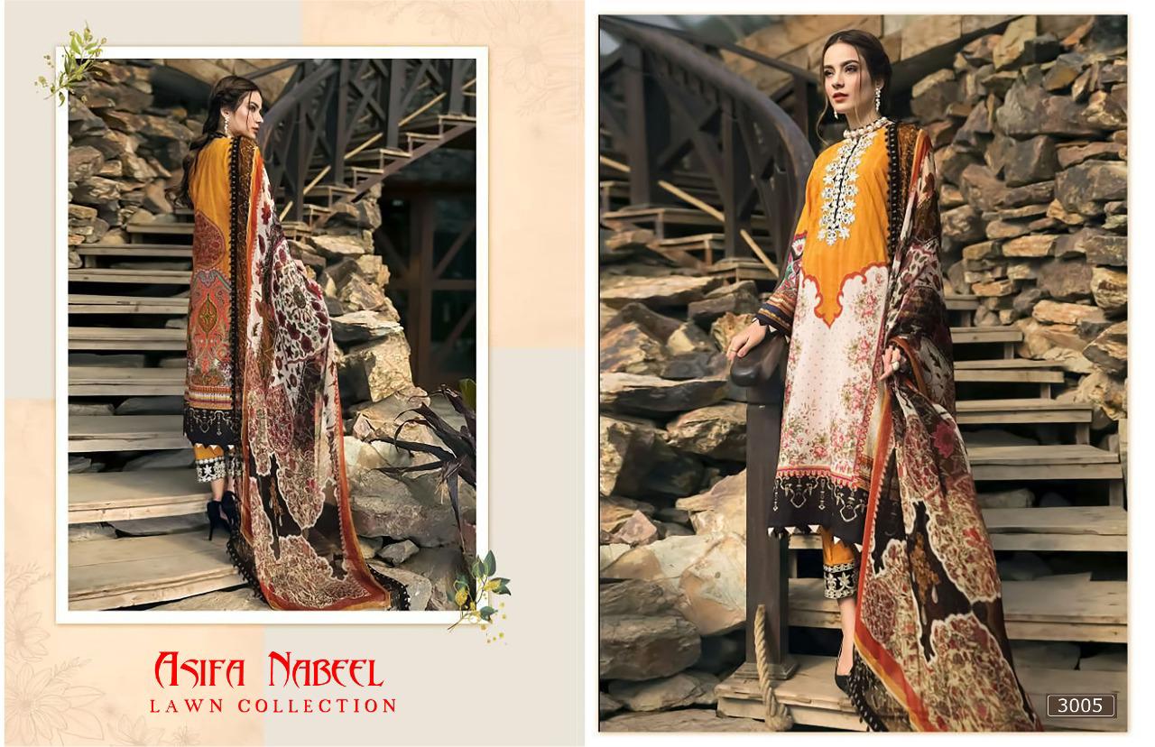 Asifa Nabeel  Vol 3  Karachi Dress Material
