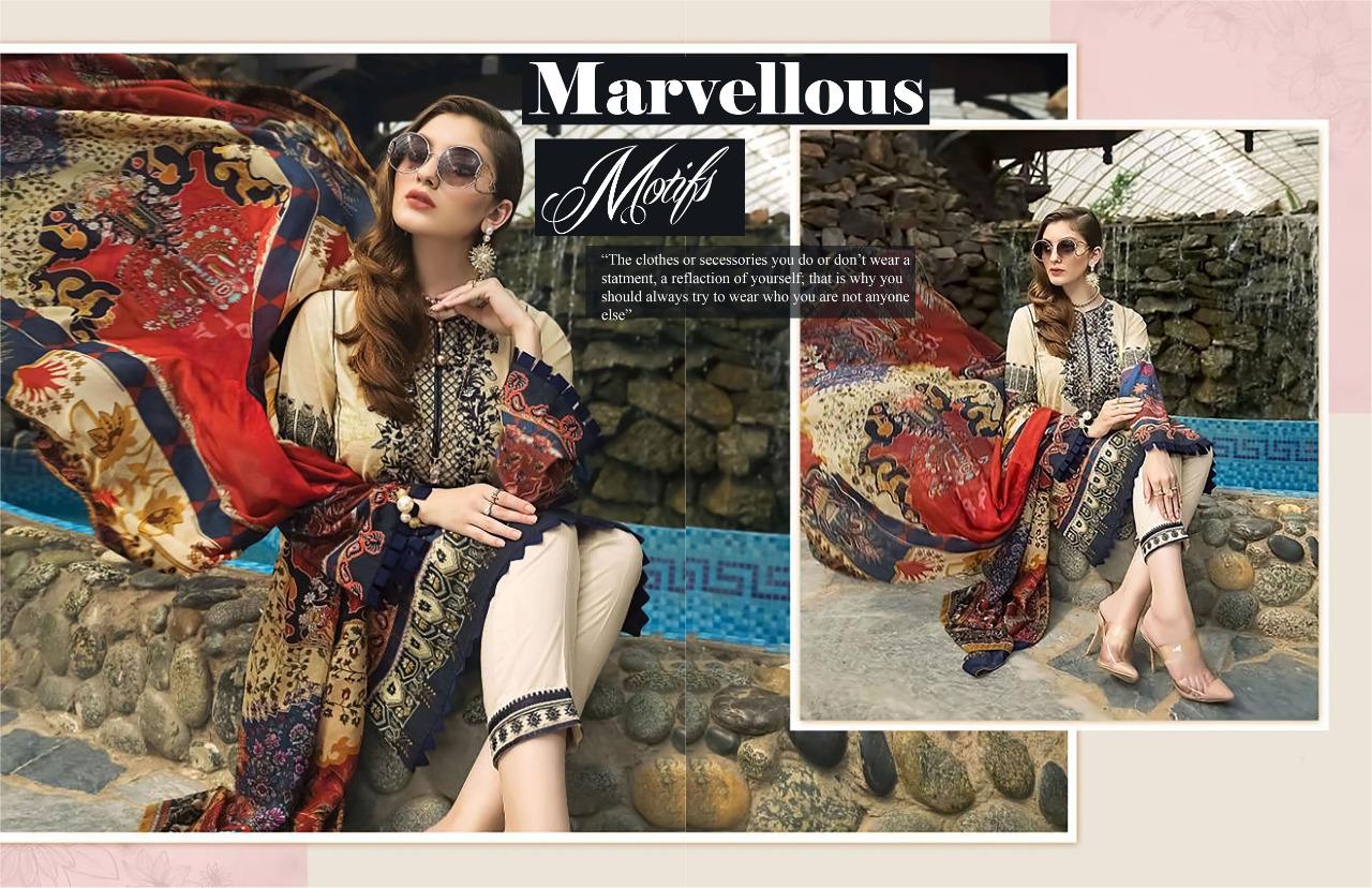 Asifa Nabeel  Vol 3  Karachi Dress Material