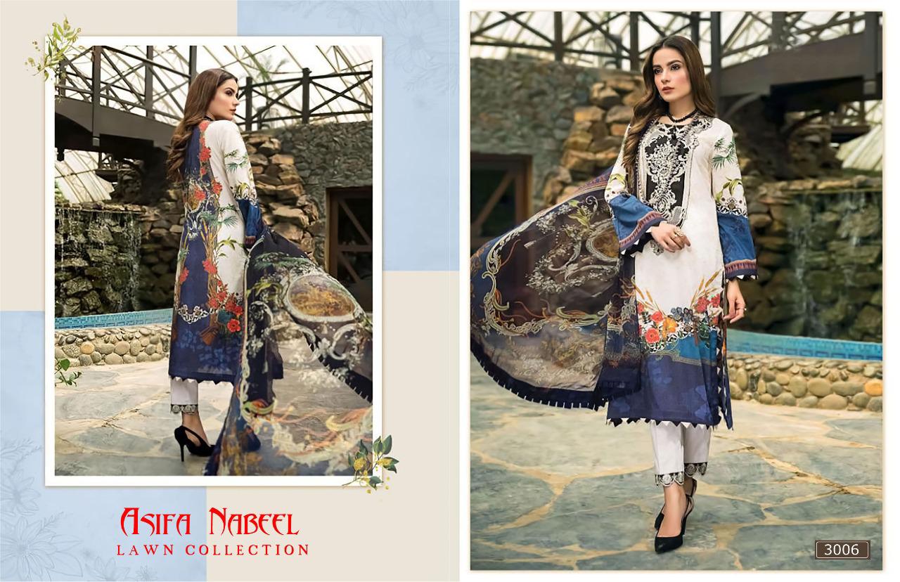 Asifa Nabeel  Vol 3  Karachi Dress Material