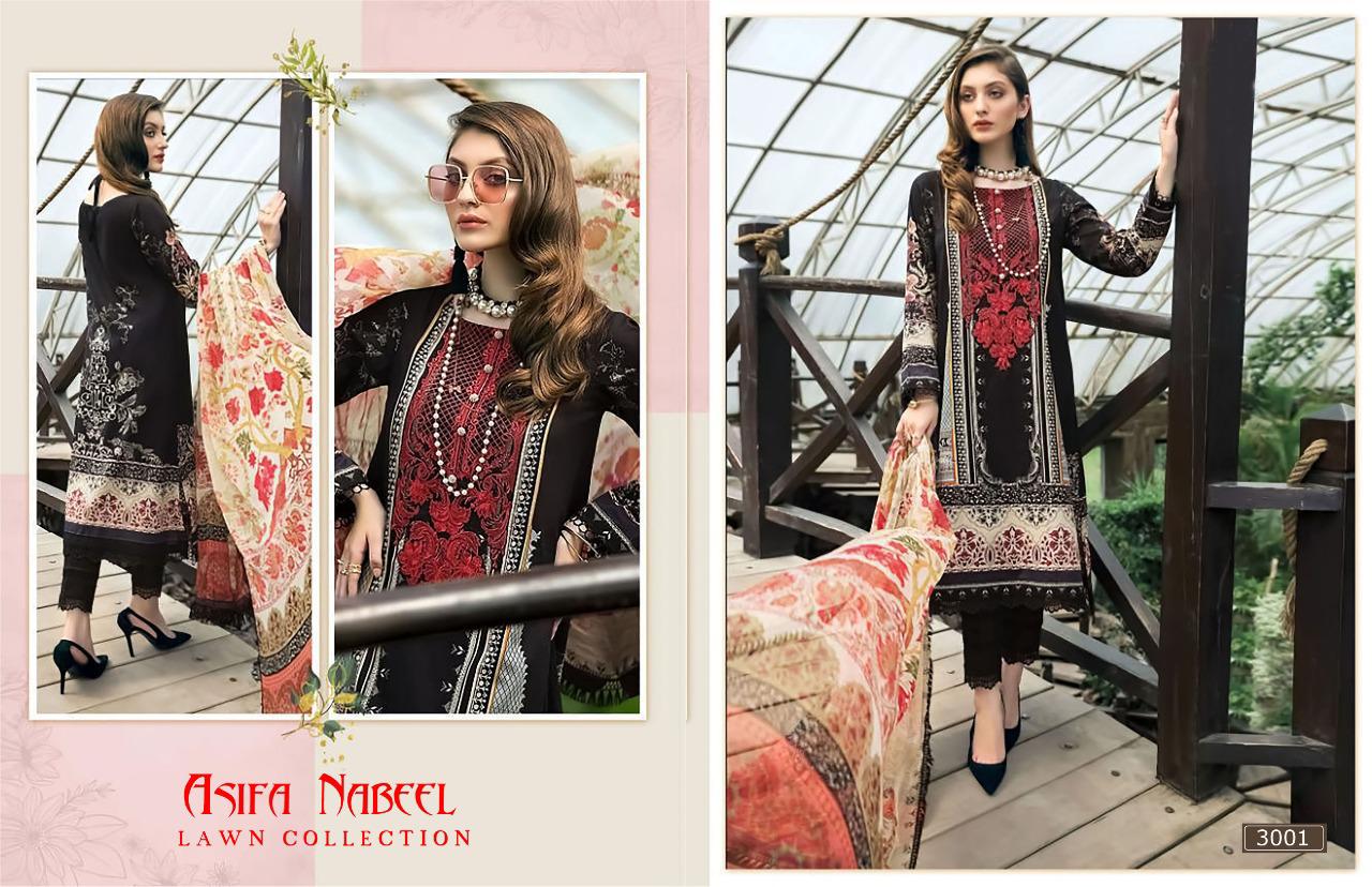 Asifa Nabeel  Vol 3  Karachi Dress Material