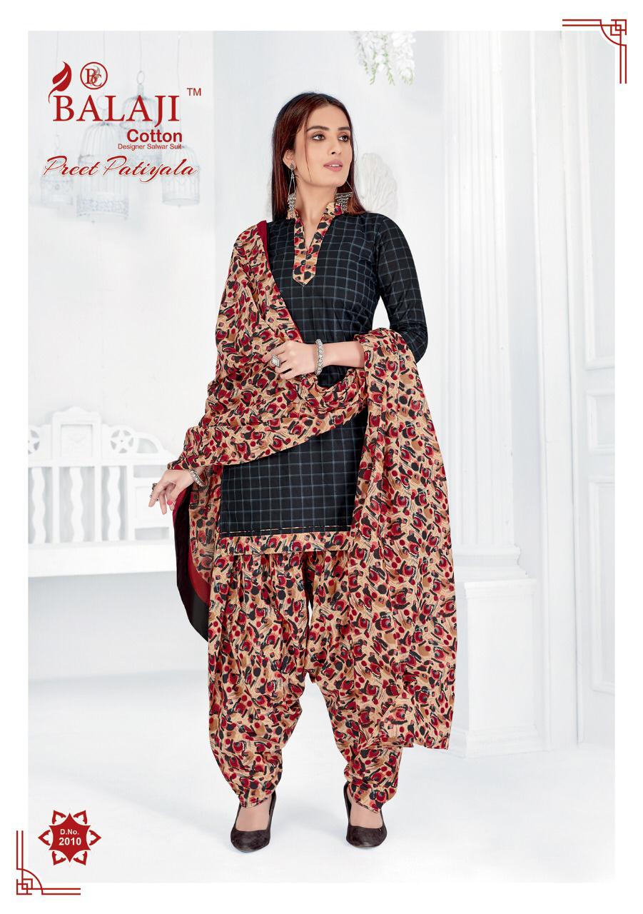 Balaji Presents  Preet Patiyala Vol 2 Printed Dress Material