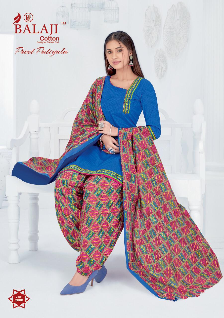 Balaji Presents  Preet Patiyala Vol 2 Printed Dress Material