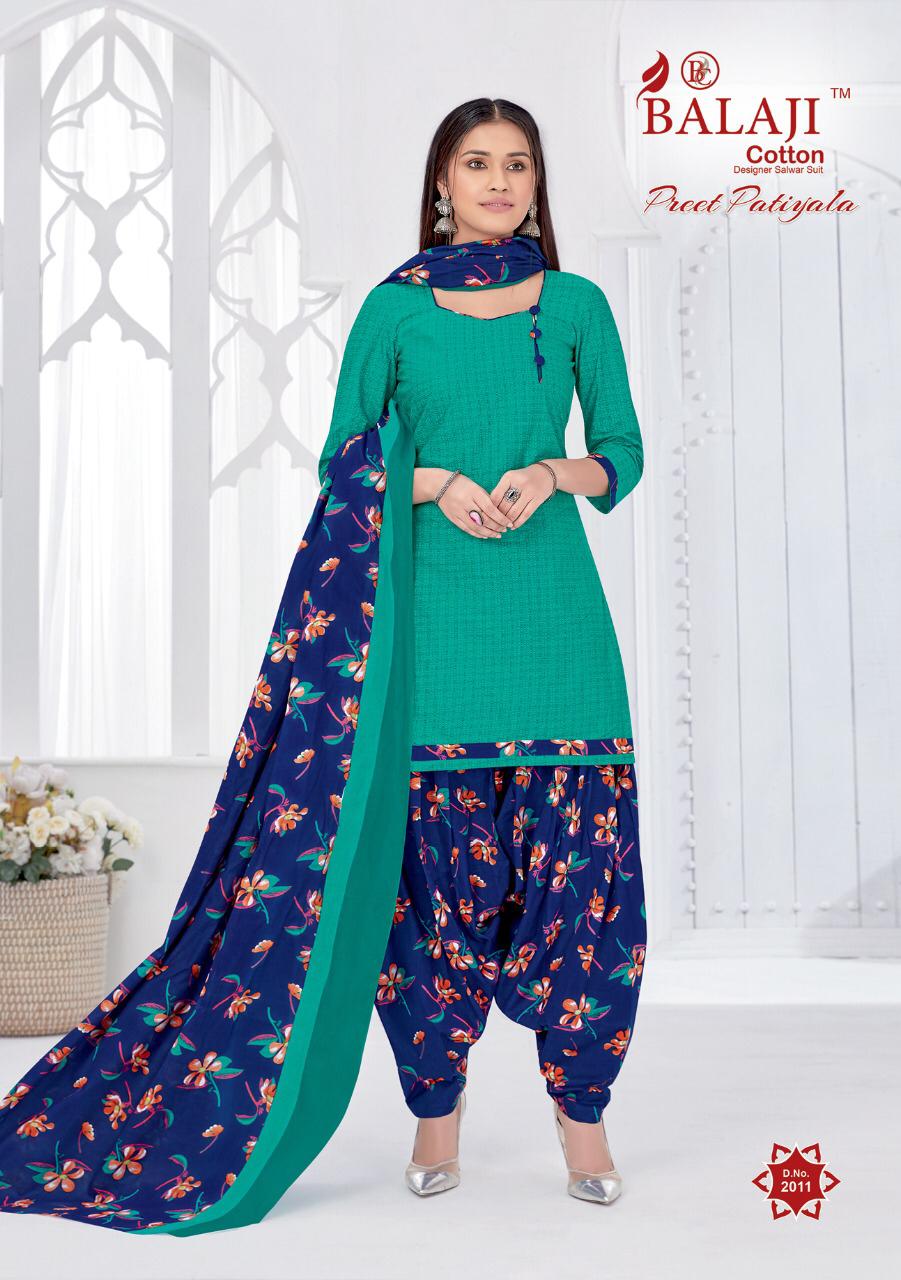 Balaji Presents  Preet Patiyala Vol 2 Printed Dress Material