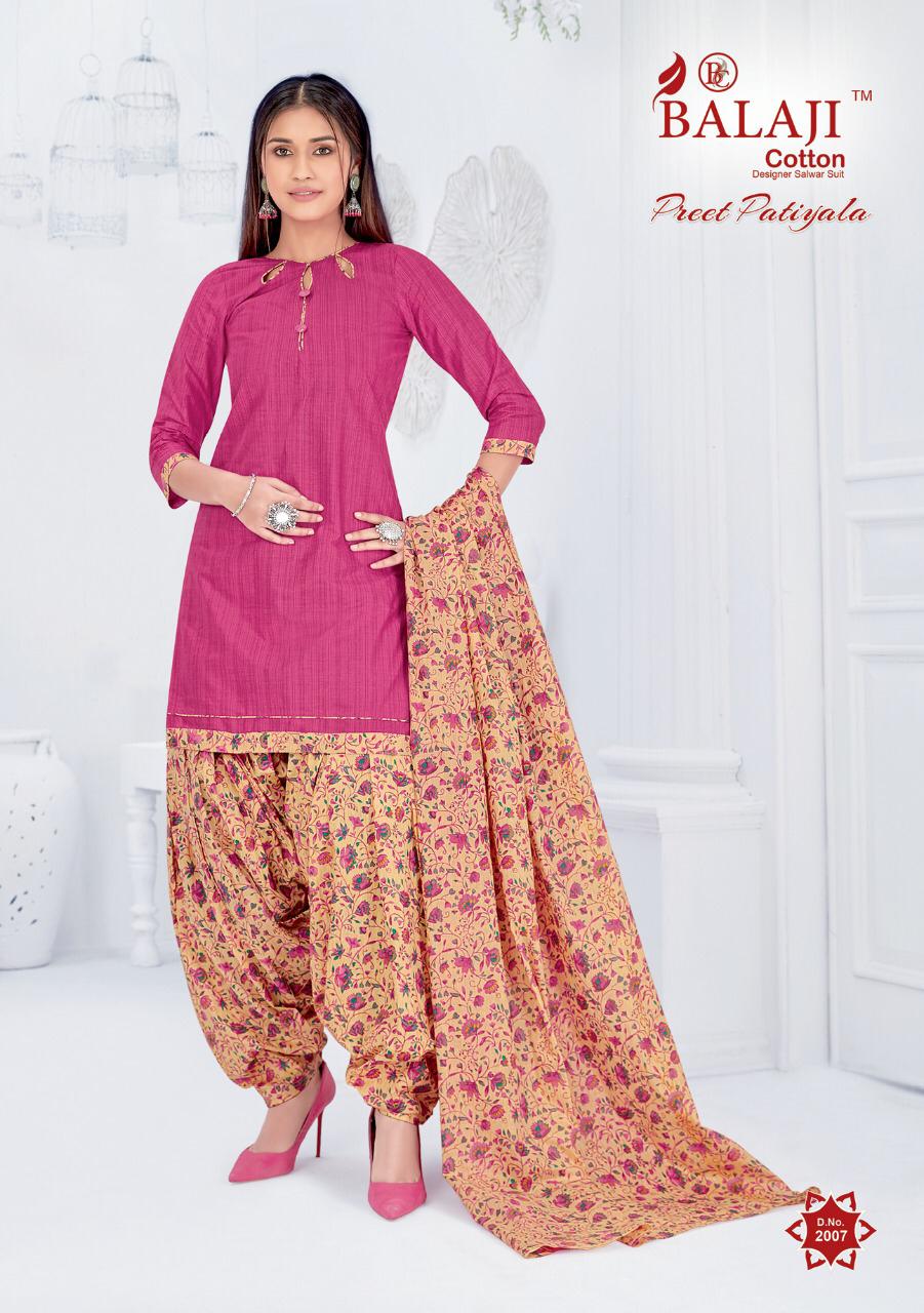 Balaji Presents  Preet Patiyala Vol 2 Printed Dress Material