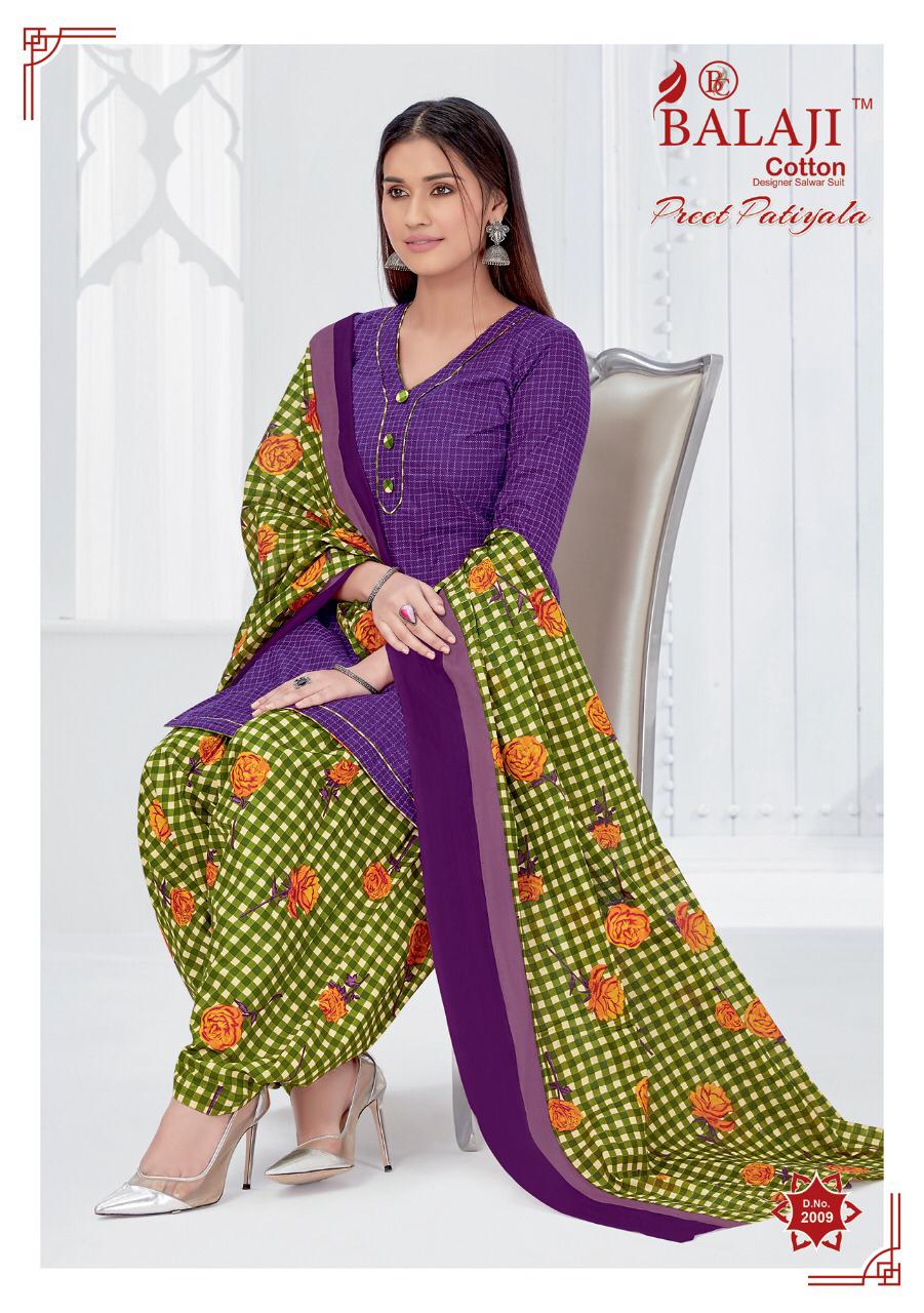 Balaji Presents  Preet Patiyala Vol 2 Printed Dress Material