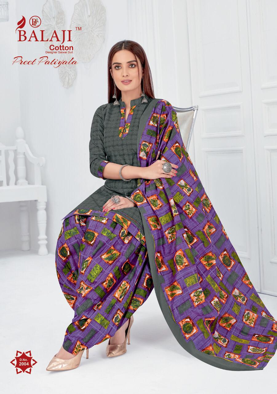 Balaji Presents  Preet Patiyala Vol 2 Printed Dress Material