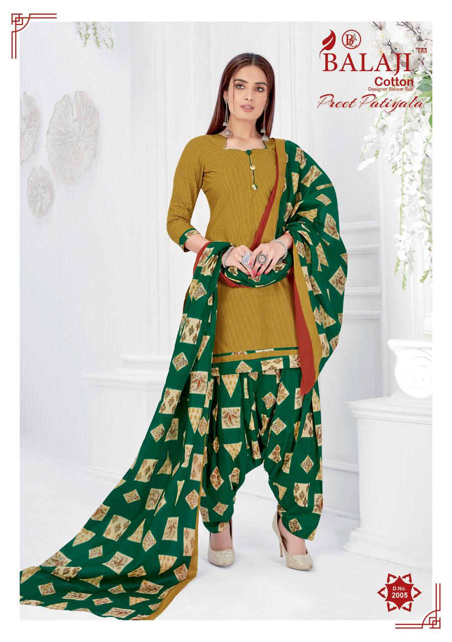 Balaji Presents  Preet Patiyala Vol 2 Printed Dress Material