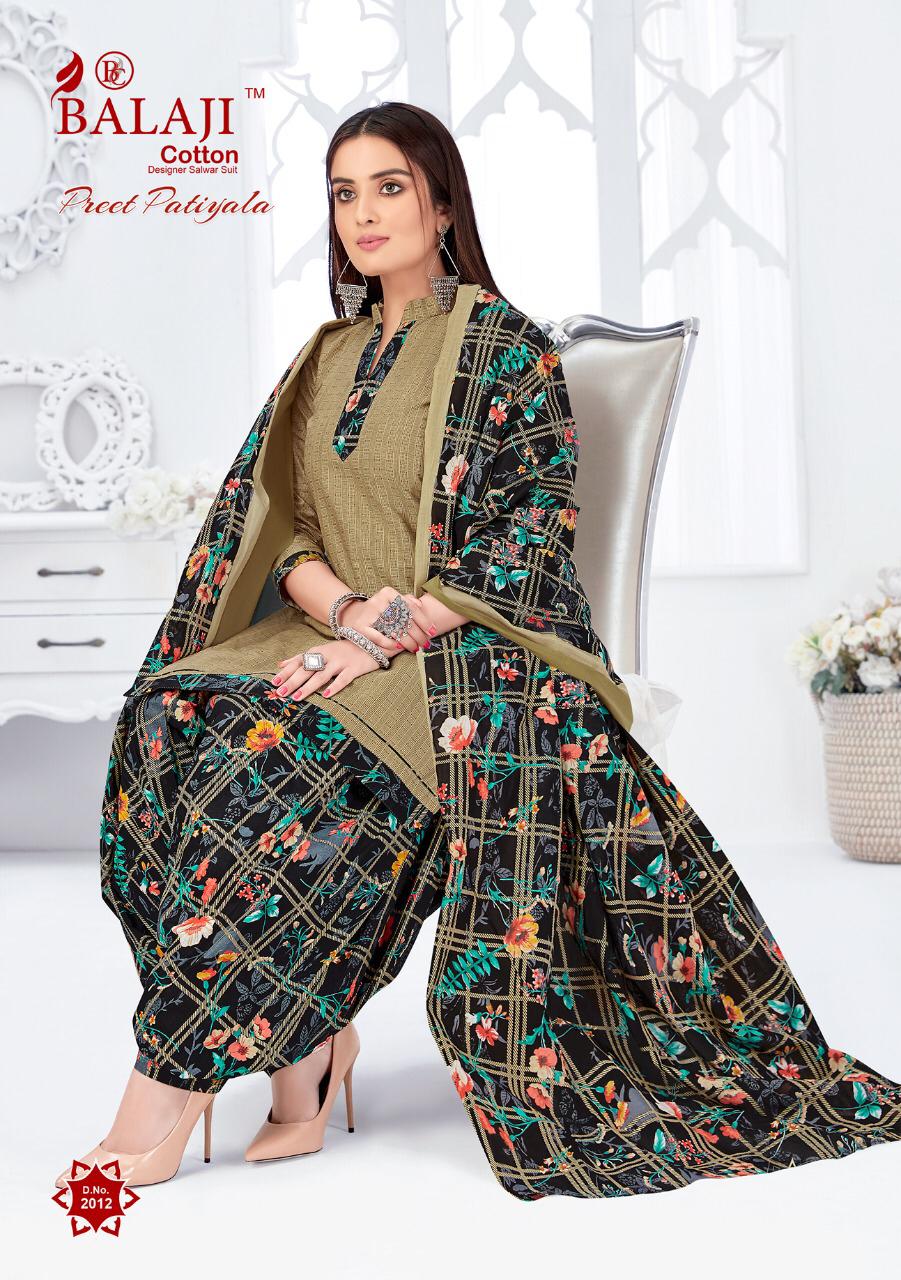Balaji Presents  Preet Patiyala Vol 2 Printed Dress Material