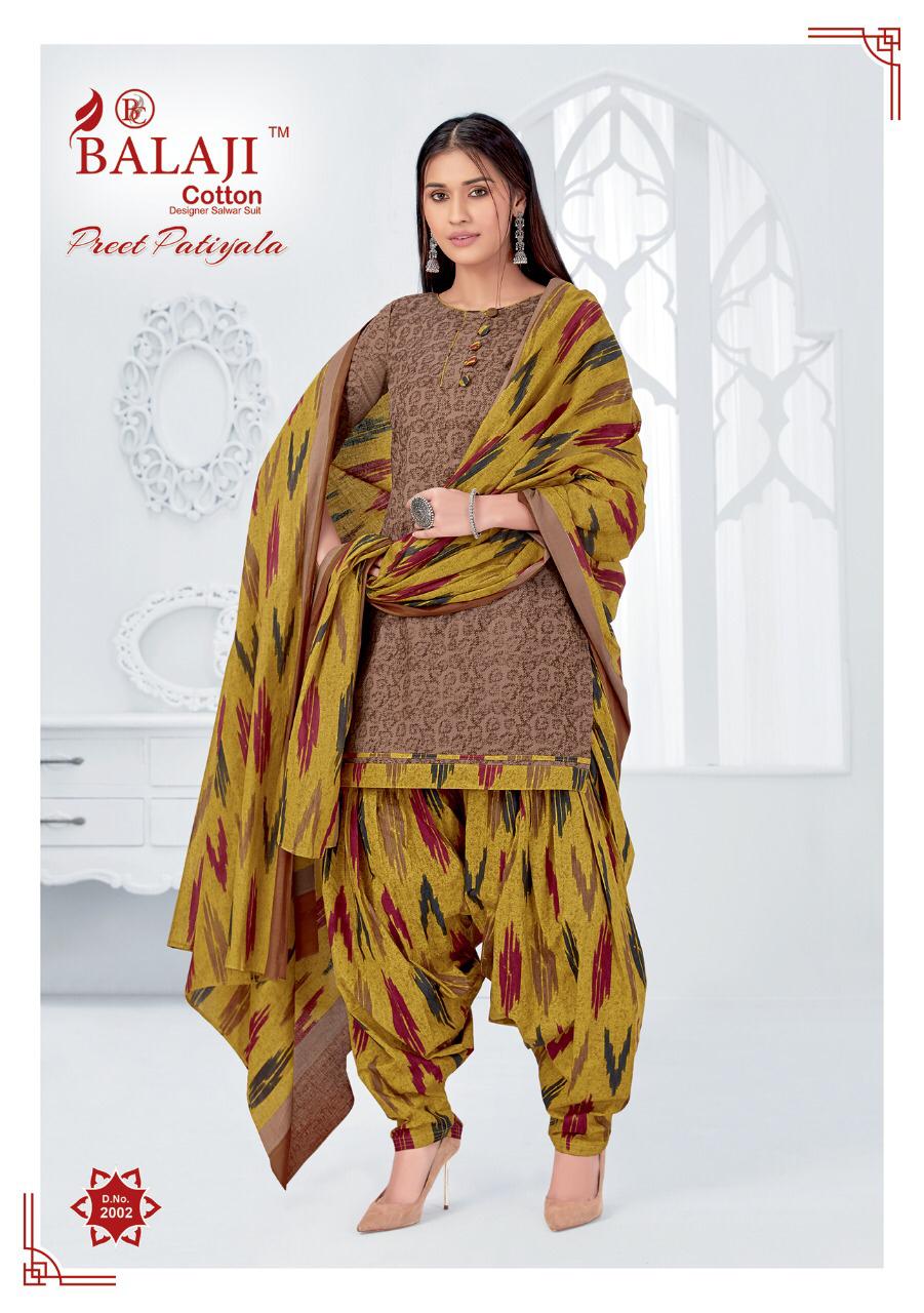 Balaji Presents  Preet Patiyala Vol 2 Printed Dress Material