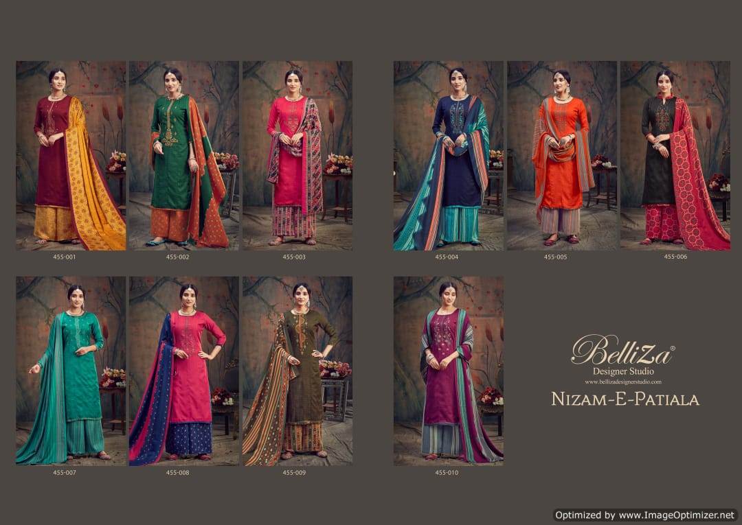 Belliza Presents  Nizam E Patiala  Vol 2  Designer Dress Material