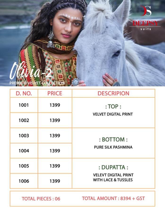 Deepsy  Presents Olivia  Vol 2 Pakistani Collection