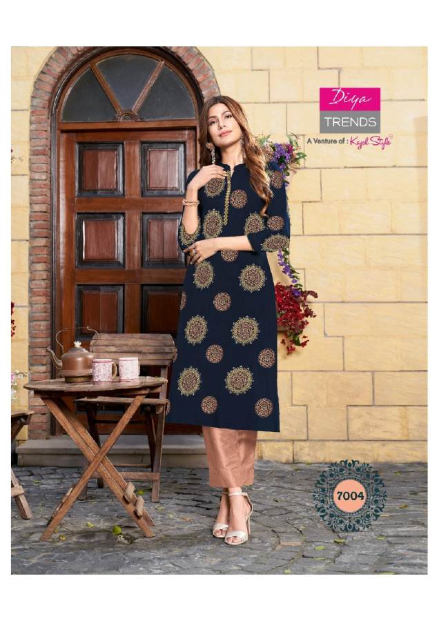 Diya Trends Presents Garden City Vol 7 Casual Wear Kurti