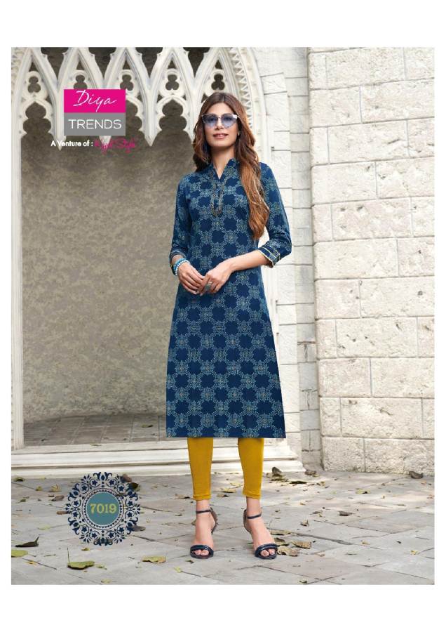 Diya Trends Presents Garden City Vol 7 Casual Wear Kurti