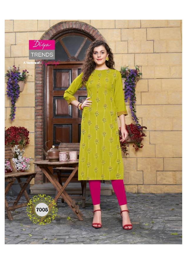 Diya Trends Presents Garden City Vol 7 Casual Wear Kurti