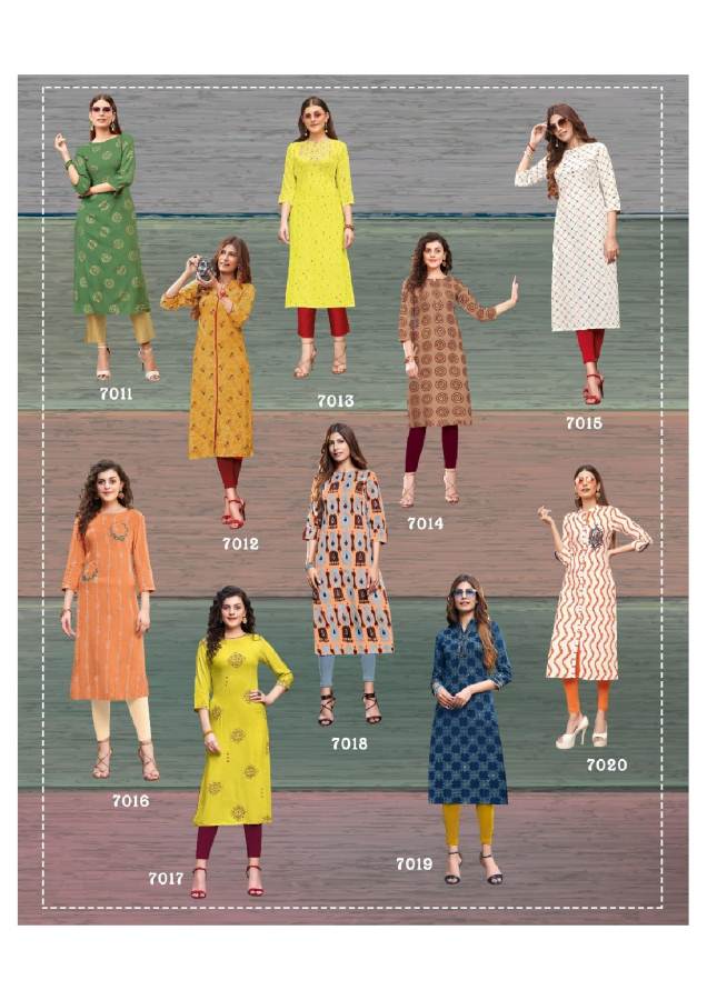 Diya Trends Presents Garden City Vol 7 Casual Wear Kurti