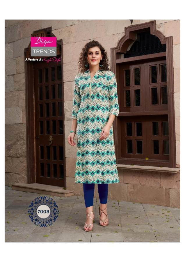 Diya Trends Presents Garden City Vol 7 Casual Wear Kurti