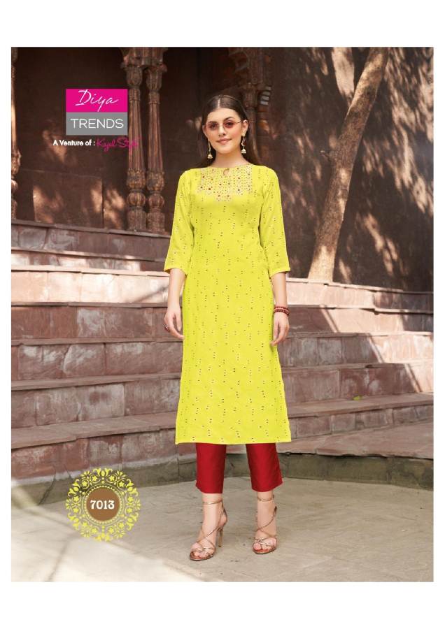 Diya Trends Presents Garden City Vol 7 Casual Wear Kurti