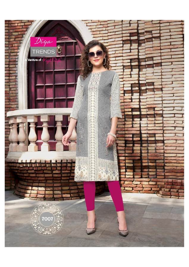 Diya Trends Presents Garden City Vol 7 Casual Wear Kurti