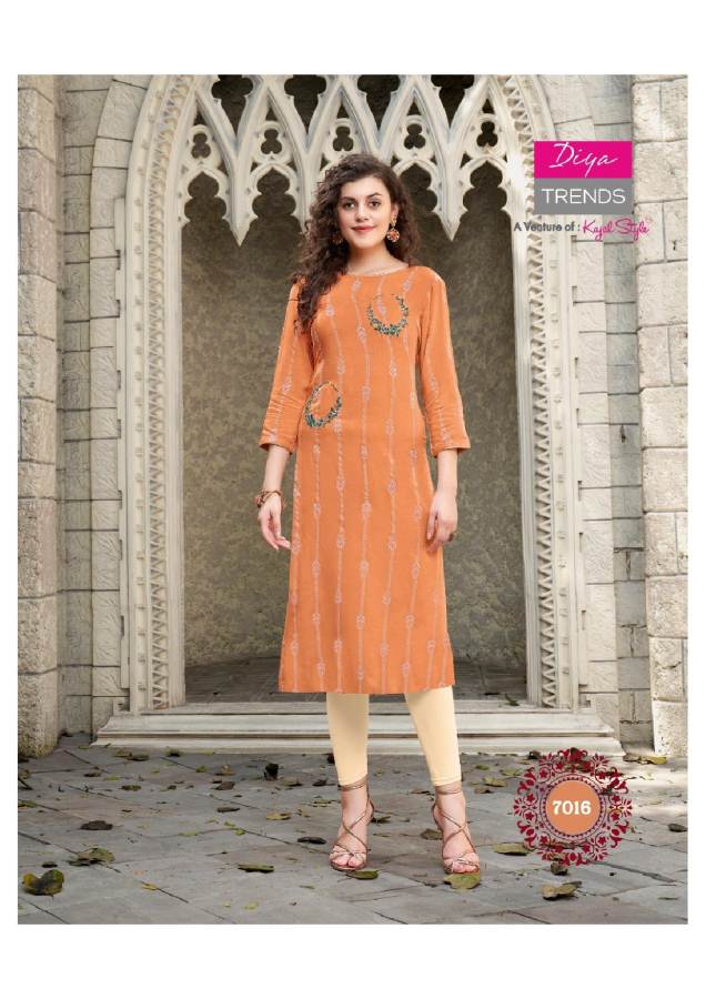 Diya Trends Presents Garden City Vol 7 Casual Wear Kurti