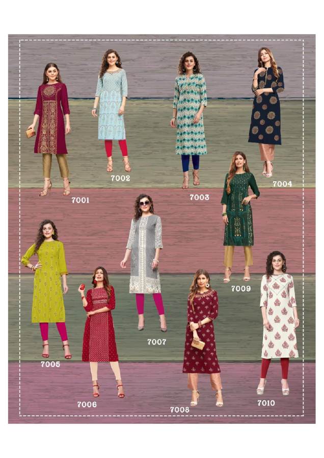 Diya Trends Presents Garden City Vol 7 Casual Wear Kurti