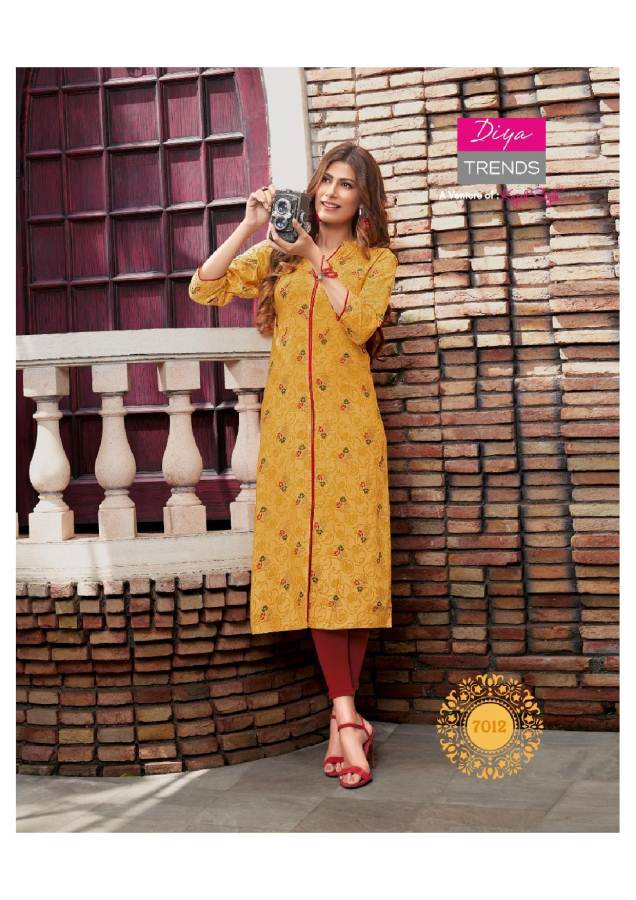 Diya Trends Presents Garden City Vol 7 Casual Wear Kurti